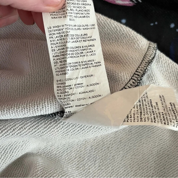 PUMA Dress Black Archive Logo Printed Dress Purple Pink Floral Size small - Picture 4 of 6